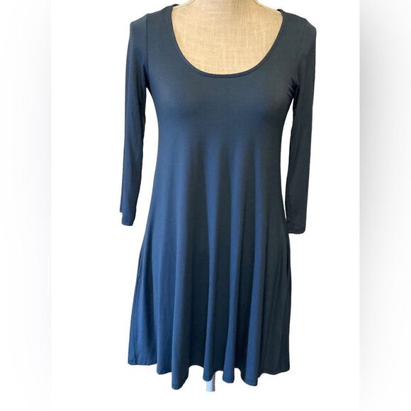Lulu’s Blue Slate Dress XS NWOT - Picture 1 of 7